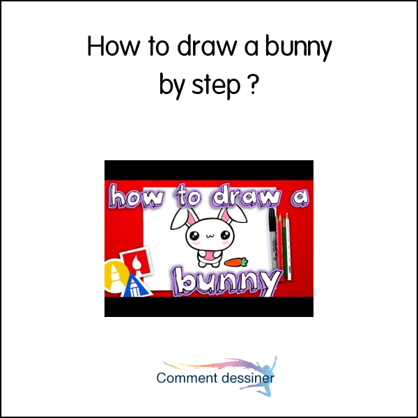 How to draw a bunny by step